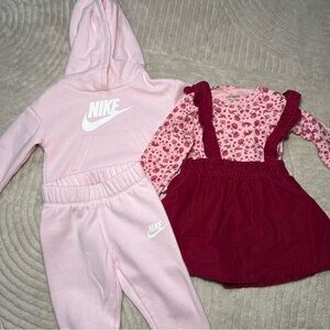 Bundle of 12m — 2pc sets (Nike & Carters)